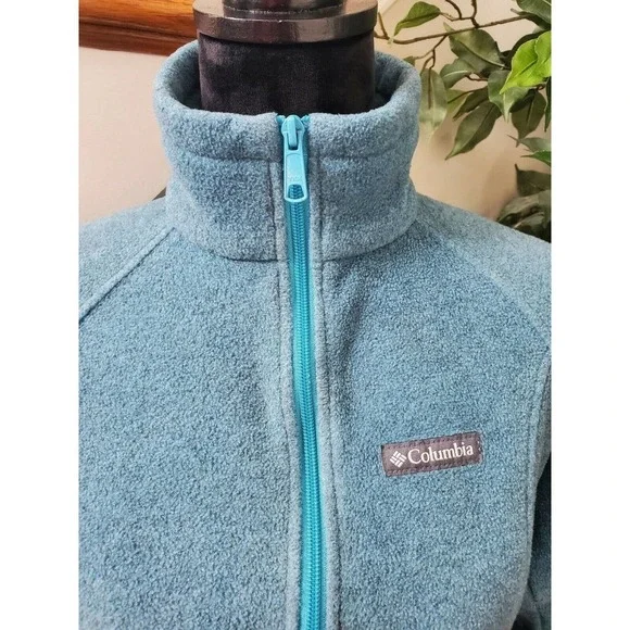 Columbia Women's Blue 100% Polyester Long Sleeve Full Zip Casual Jacket Size S - Picture 3 of 12